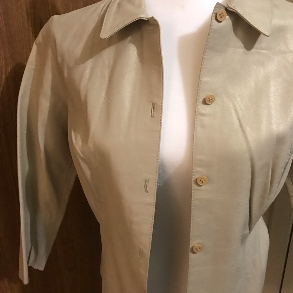 Leather shirt